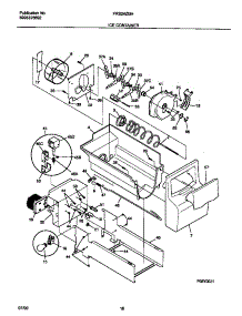 09 - Ice Container parts for Frigidaire Refrigerator FRS24ZGHD2 from AppliancePartsPros.com
