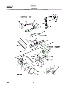 06 - Controls parts for Frigidaire Refrigerator FRS24ZGGD0 from AppliancePartsPros.com