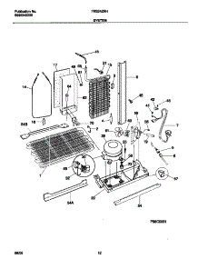 07 - System parts for Frigidaire Refrigerator FRS24ZRHB4 from AppliancePartsPros.com
