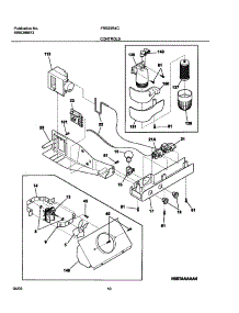 11 - Controls parts for Frigidaire Refrigerator FRS23R4CW0 from AppliancePartsPros.com
