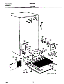 10 - System parts for Frigidaire Refrigerator FRS24AGGB6 from AppliancePartsPros.com