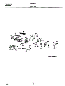 11 - Ice Maker parts for Frigidaire Refrigerator FRS24AGGB6 from AppliancePartsPros.com