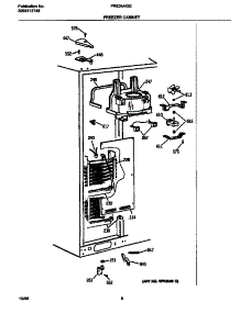 05 - Frzr Cabinet parts for Frigidaire Refrigerator FRS24AGGW1 from AppliancePartsPros.com