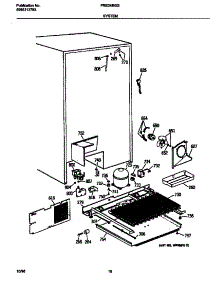 10 - System parts for Frigidaire Refrigerator FRS24BGGW1 from AppliancePartsPros.com