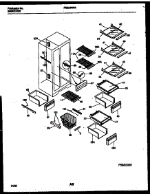 05 - Shelves And Supports parts for Frigidaire Refrigerator FRS24WRAW1 from AppliancePartsPros.com