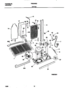 07 - System parts for Frigidaire Refrigerator FRS24WSGW3 from AppliancePartsPros.com