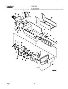 09 - Ice Container parts for Frigidaire Refrigerator FRS24ZGGW0 from AppliancePartsPros.com