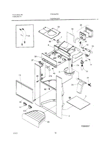 15 - Dispenser parts for Frigidaire Refrigerator FRS24ZRHB5 from AppliancePartsPros.com