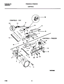 06 - Controls parts for Frigidaire Refrigerator FRS24XGCB1 from AppliancePartsPros.com