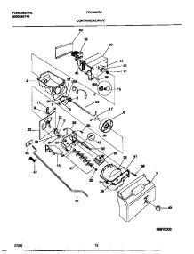 09 - Container / Drive parts for Frigidaire Refrigerator FRS24ZGEB0 from AppliancePartsPros.com