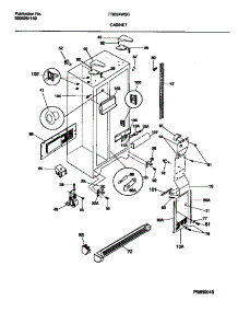 04 - Cabinet parts for Frigidaire Refrigerator FRS24WSCB0 from AppliancePartsPros.com
