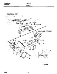 06 - Controls parts for Frigidaire Refrigerator FRS24WSGD6 from AppliancePartsPros.com