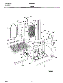 07 - System parts for Frigidaire Refrigerator FRS24WSGD6 from AppliancePartsPros.com
