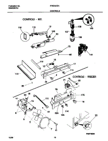 06 - Controls parts for Frigidaire Refrigerator FRS24ZGHB3 from AppliancePartsPros.com