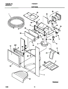 08 - Ice Dispenser parts for Frigidaire Refrigerator FRS24ZGHB3 from AppliancePartsPros.com