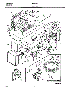 10 - Ice Maker parts for Frigidaire Refrigerator FRS24ZGHB3 from AppliancePartsPros.com