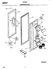 03 - Refrigerator parts for Frigidaire Refrigerator FRS24ZSGB3 from AppliancePartsPros.com