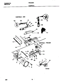 06 - Controls parts for Frigidaire Refrigerator FRS24ZSGB1 from AppliancePartsPros.com