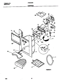 08 - Dispenser parts for Frigidaire Refrigerator FRS24ZSGB0 from AppliancePartsPros.com