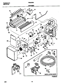 10 - Ice Maker parts for Frigidaire Refrigerator FRS24ZSGB0 from AppliancePartsPros.com