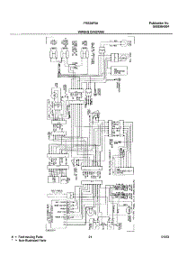 21 - Wiring Diagram parts for Frigidaire Refrigerator FRS26F5AQ6 from AppliancePartsPros.com