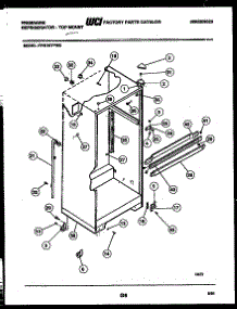 03 - Cabinet Parts parts for Frigidaire Refrigerator FPW18TPL0 from AppliancePartsPros.com