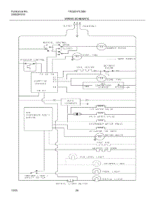 20 - Wiring Schematic parts for Frigidaire Refrigerator FRS26H7CSB1 from AppliancePartsPros.com
