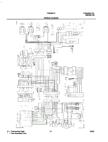 21 - Wiring Diagram parts for Frigidaire Refrigerator FRS26H7CB0 from AppliancePartsPros.com
