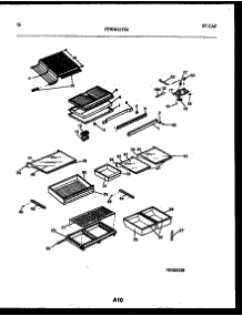 06 - Shelves And Supports parts for Frigidaire Refrigerator FPWW21TIRL0 from AppliancePartsPros.com