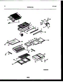 07 - Shelves And Supports parts for Frigidaire Refrigerator FPWW21TIRL0 from AppliancePartsPros.com