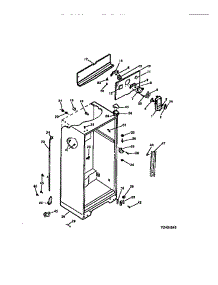 03 - Cabinet parts for Frigidaire Refrigerator FPZ21TRW0 from AppliancePartsPros.com