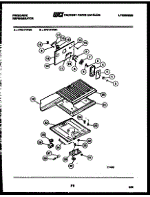 04 - Refrigerator And Damper Control Ass parts for Frigidaire Refrigerator FPZ17TFF1 from AppliancePartsPros.com