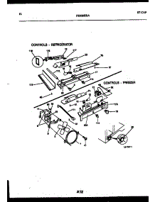 07 - Refrigerator Control Assembly, Damp parts for Frigidaire Refrigerator FRS20HRAD0 from AppliancePartsPros.com