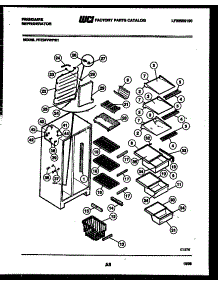 05 - Shelves And Supports parts for Frigidaire Refrigerator FPZ24VWFL1 from AppliancePartsPros.com