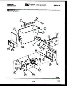 08 - Ice Dispenser parts for Frigidaire Refrigerator FPZ24VWFL1 from AppliancePartsPros.com
