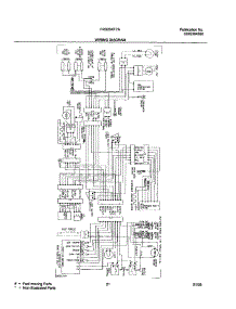 21 - Wiring Diagram parts for Frigidaire Refrigerator FRS26KF7AQ6 from AppliancePartsPros.com