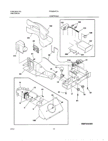 11 - Control parts for Frigidaire Refrigerator FRS26KF7AQ1 from AppliancePartsPros.com