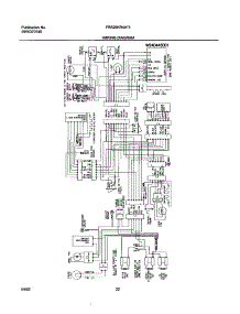 22 - Wiring Diagram parts for Frigidaire Refrigerator FRS26KR4AQ3 from AppliancePartsPros.com