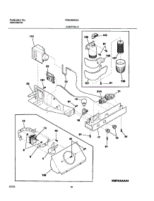11 - Controls parts for Frigidaire Refrigerator FRS26KR4AQ6 from AppliancePartsPros.com