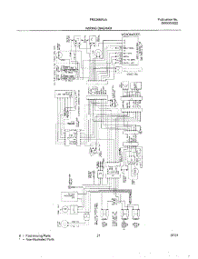 21 - Wiring Diagram parts for Frigidaire Refrigerator FRS26KR4AB1 from AppliancePartsPros.com