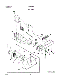 11 - Controls parts for Frigidaire Refrigerator FRS26KW3AB5 from AppliancePartsPros.com