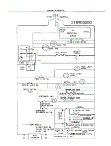 Wiring Schematic parts for Frigidaire Refrigerator FRS26KR4JW1 from AppliancePartsPros.com