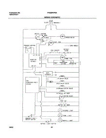 20 - Wiring Schematic parts for Frigidaire Refrigerator FRS26KW3AB5 from AppliancePartsPros.com