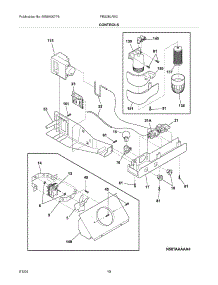 11 - Controls parts for Frigidaire Refrigerator FRS26LR5CB0 from AppliancePartsPros.com