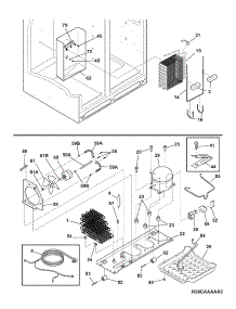 13 - System parts for Frigidaire Refrigerator FRS23R4AB0 from AppliancePartsPros.com