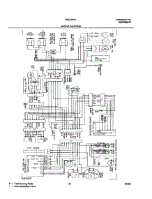 21 - Wiring Diagram parts for Frigidaire Refrigerator FRS23R4CB0 from AppliancePartsPros.com