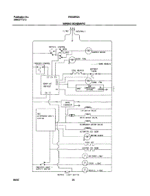 20 - Wiring Schematic parts for Frigidaire Refrigerator FRS26R2AQ4 from AppliancePartsPros.com