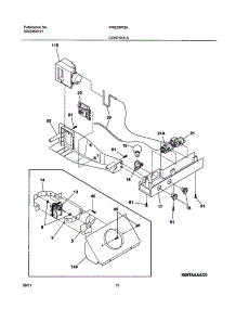 11 - Controls parts for Frigidaire Refrigerator FRS23W3AQ2 from AppliancePartsPros.com