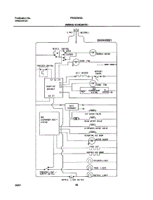20 - Wiring Schematic parts for Frigidaire Refrigerator FRS23W3AQ2 from AppliancePartsPros.com