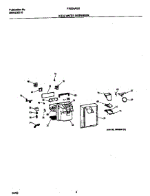 03 - Ice & Water Dispenser parts for Frigidaire Refrigerator FRS24AGDB0 from AppliancePartsPros.com